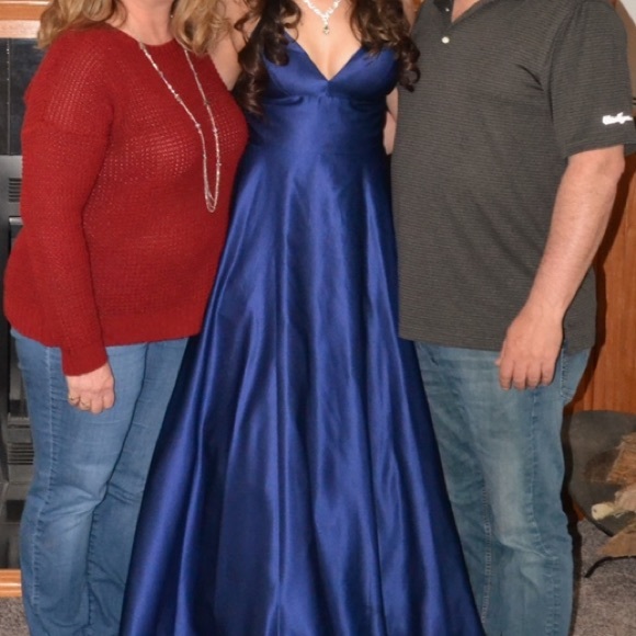 Royal Blue Prom Dress - Picture 4 of 4